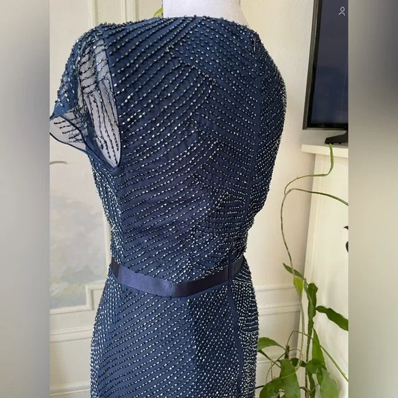 ANTHROPOLOGIE | ADRIANNA PAPPEL BEADED SEQUIN GOWN 💎 - Picture 7 of 11